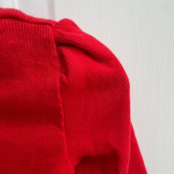 NWOT Carter's 2T Girls Red Long Sleeve Tee Blouse for Casual Comfort - Picture 4 of 5